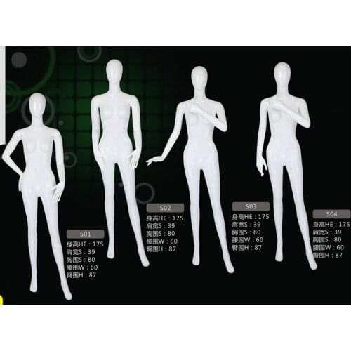 High Quality Full Body Model Fiberglass Female Mannequin Made In Factory Direct Sell