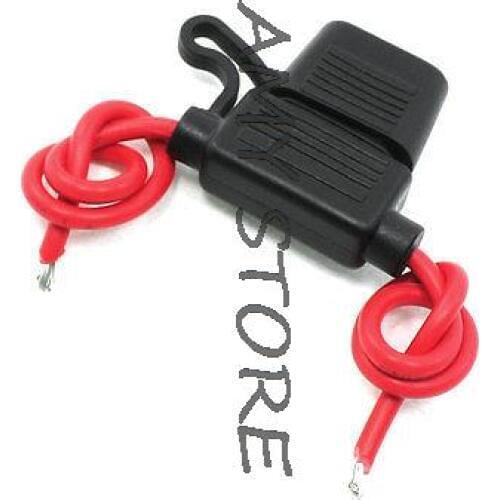 Environmental protection Waterproof in Line 14# AWG Cable Blade Fuse Holder Box Socket 12V 15A for Car