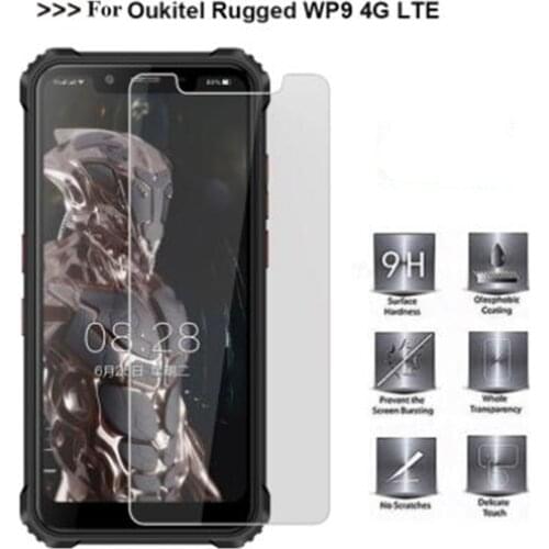 Tempered Glass For Oukitel Rugged WP9 4G LTE Screen Protector 9H Protective Glass Film for Oukitel Rugged WP9 4G LTE Vidrio