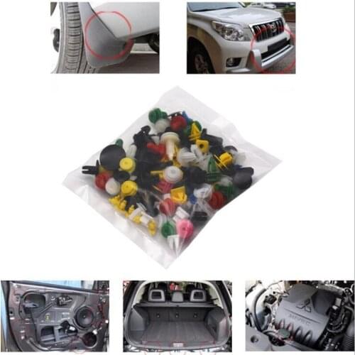 Mixed Auto Fastener Car Door Bumper Fender Rivet Retainer Clips For Kia Rio 3 Ceed Cerato Sorento Mazda CX-5 6 Mini Cooper R56