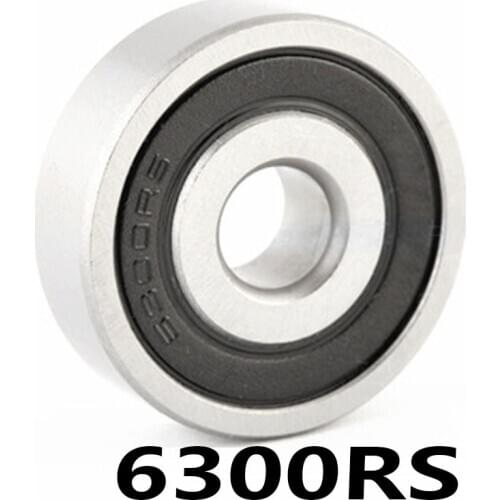 1pcs/lot 6300RS Deep Groove Ball Rolling Bearing 6300-RS 6300RS 10*35*11mm 10*35*11 High Quality Bearing Steel Material