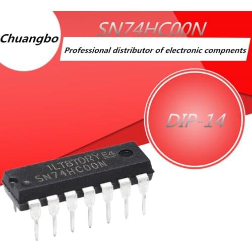 10PCS SN74HC00 DIP 74HC00 DIP SN74HC00N DIP-14 new original IC