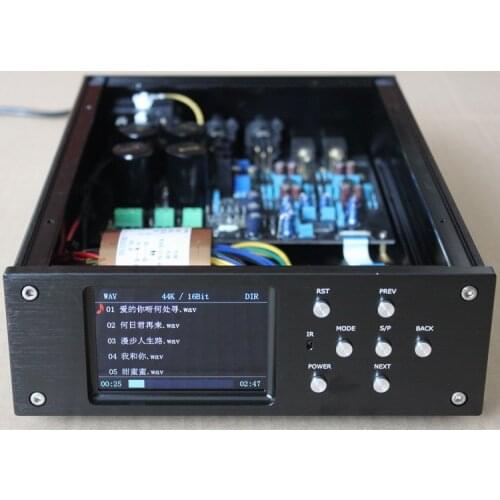 2021 NEW STM32F407ZET6 AK4495SEQ DAC decoder SD lossless digital turntable Support DSD 64GB of memory With balanced output