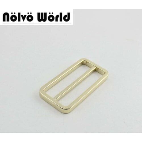 30pcs 5colors Wholesale 50mm Handmade Bags Strap Handbags shoulder strap adjusted square edge buckle,High quality Slider