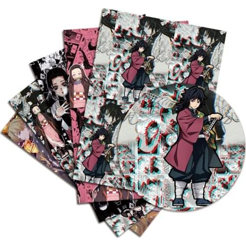 50*140 Cm Cartoon Patroon Polyester Katoenen Doek Applique Gedrukt Voor Een Tissuepapier Kinderen Huishoudtextiel Naaien Pop