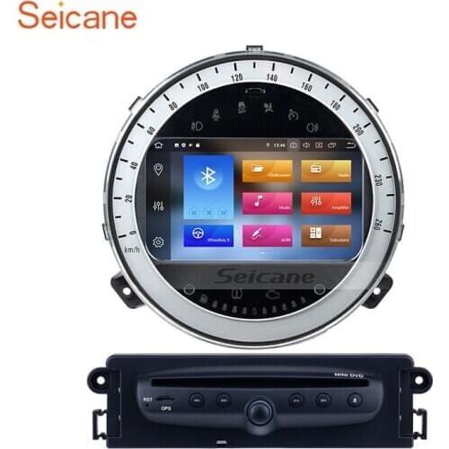 Seicane 4GB Android 10.0 Car GPS Navigation DVD Player For 2006-2013 BMW Mini Cooper Support Radio 1080P Video SD Rear Camera