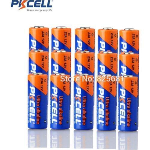 15Pcs 23A 12V PKCELL Battery 105h Capacity Super Alkaline Dry Batteries For Doorbell Alarm Remote Control