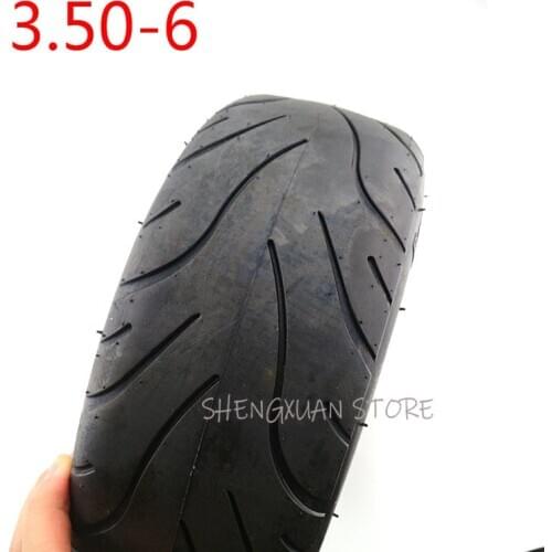 Tubeless tire motorcycle tyre 3.50-6 vacuum tire for electric scooter balanced scooter Good quality