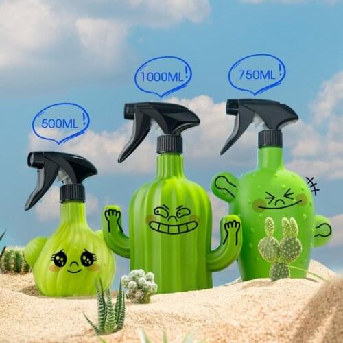 Cactus Shape Watering Bottle Gardening Small Pneumatic Watering Device Household Hand-held Watering Succulent Cleaning Spray