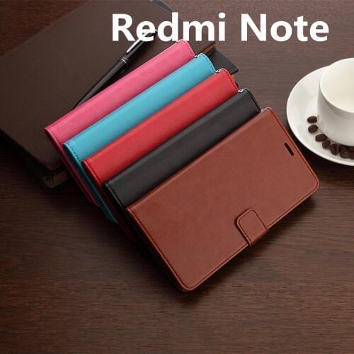 Azns XiaoMi RedMi Note 1 Flip Cover Card Holder Holster Wallet Pu Leather Case for Xiaomi Redmi Note LTE 4G 5.5-inches