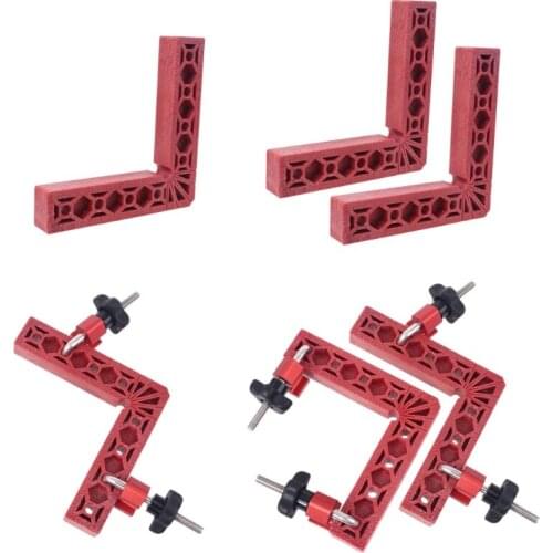 Woodworking 90° Right Angle Positioning Ruler Jigsaw Clamp Positioning L Squares Block Imposition Fixing Fixture Clamping Measur