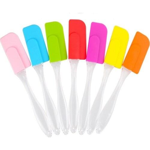 Household Food Grade Non Stick Butter Cooking Silicone Spatula Set Cookie Pastry Scraper Cake Baking Spatula kitchen Baking Tool