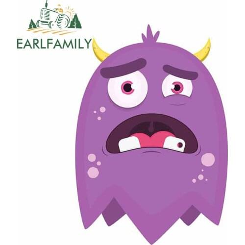 EARLFAMILY 13cm x 9.2cm for Creative Car Sticker DIY Laptop Windshield Scratch-proof Waterproof Suitcase Camper Decal Decoration