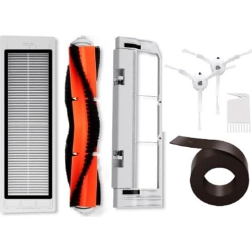 HOT！-for Xiaomi Robot Vacuum HEPA Filter Main Brush Side Brush Wall Cleaner Tools for Xiaomi Roborock Vacuum Accessories