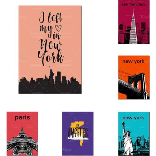Los Angeles art posters Las Vegas, Paris, France, Eiffel Tower, New York art posters-New York prints-San Francisco prints-Home w