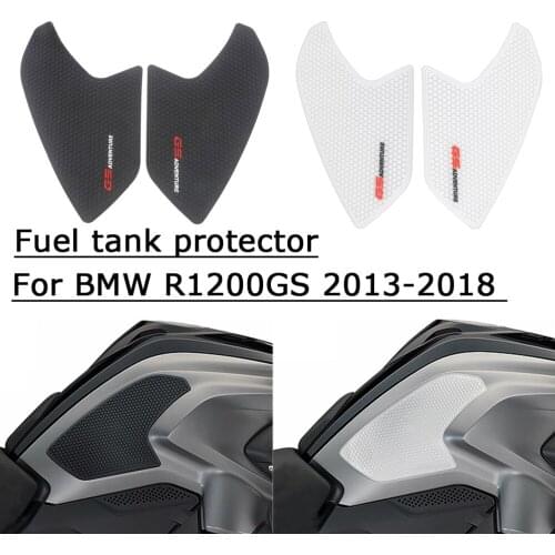 Motorcycle Non-slip Side Fuel Tank Stickers Waterproof Pad Rubber Sticker For BMW R1200GS R 1200 GS LC 2013 - 2018 2017 2016