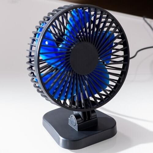 USB Desk Fan, Small but Mighty, Quiet Portable Fan for Desktop Office Table, 40° Adjustment for Better Cooling, 3 Speeds, Cord 4