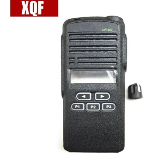 XQF New Front Cover Panel Shell Surface Knob For Motorola CP1300 Radio Accessories