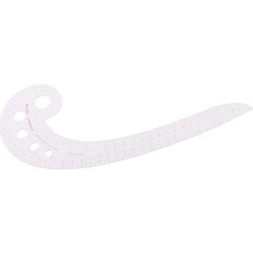 2021 New Sewing Ruler Comma Shaped French Curve Plastic Tailor Drawing Craft Tool DIY