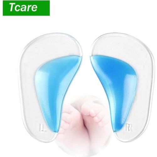 1Pair Foot Care Massage Arch Support Insoles - PU Gel Orthopedic Orthotic Insoles - Correct Flat Feet - Relieves Pain & Reduces