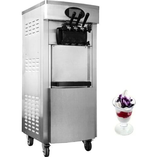 Commercial Soft Serve Ice Cream Makers With English Operating System Ice Cream Machine Fully Automatic