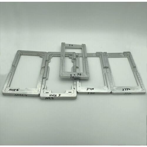 Positioning aluminum mould for samsung J6/J710/J730/Note 4/Note 5 LCD positioning oca laminating mobile phone repair not damage