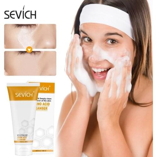 Sevich Amino Acid Cleanser 100ml Anti-Aging Skincare Depth Replenishment Moisturizing Whitening Face Cleansing Facial Care