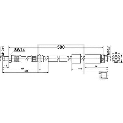 O 2 pcs Front Hose Tube For BMW F20 F21 114 116 118 120 125 i d M 135 i 34 30 6 792 254