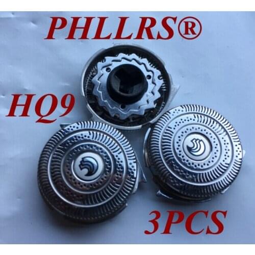 3pcs HQ9 razor blade replace head for philips Norelco shaver HQ9100 HQ9140 HQ9160 HQ9170 HQ9020 HQ9070 HQ9080 HQ9090 HQ9161