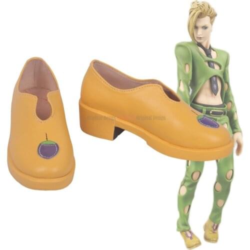 Pannacotta Fugo Shoes Cosplay JoJos Bizarre Adventure: Vento Aureo Pannacotta Fugo Cosplay Boots Shoes Halloween Carnival Cos