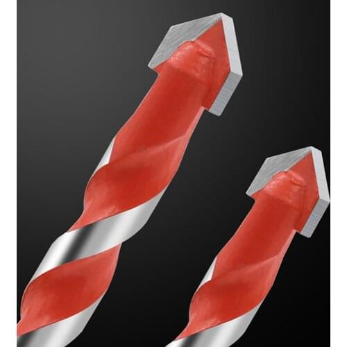 Carbide Cutting Edges Multifunctional Drill Bit Punching Hole Sharpened Triangle Shank Handle High Quality