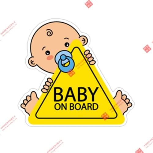 Interesting Car Stickers Baby on Board Car Styling PVC Vinyl Motorcycl Accessories