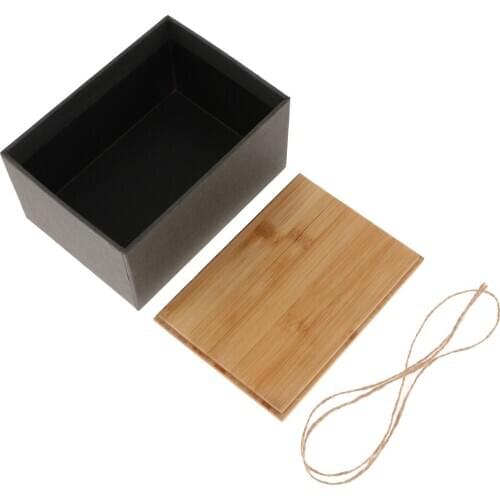 Vintage Metal Storage Box with Bamboo Lid Tea Storage Jar Herb Food Sundries Containers Organizer for Home Kitchen Room Use