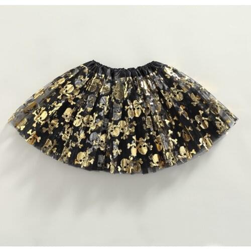 Summer Kids Cute Midi Skirt Halloween Pumpkin Spider Web Patterns High Elastic Waist Pleated Skirt for Toddler Girls