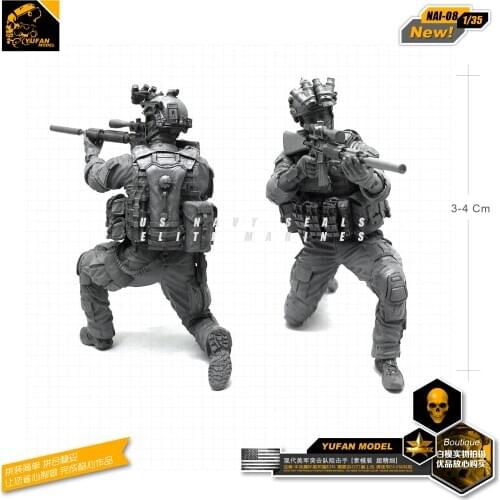 1/35 Resin Figure model kits U.S. Army self-assembled Nai-08