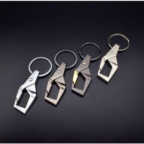 1PCS Fashion key Chain Creative Cool Personalised Luxury Manual Men and Ladies Waist Hanging Keychain Metal Alloy Key Ring D042