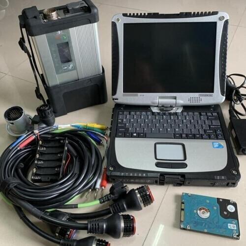 2020 Software 500G HDD with CF19 Used laptop CF-19 I5 4G Auto Scanner MB STAR C5 Dignosis car diagnostic tool Full set DHL