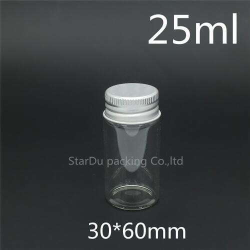 480pcs/lot diameter 30mm 25ml screw neck glass bottle for carft/storage candy,liquid cosmetic bottles