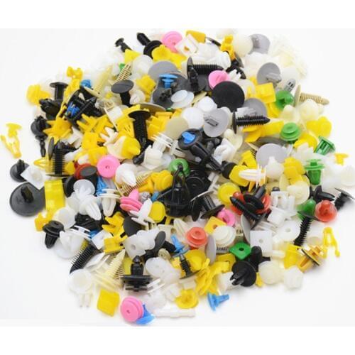 50 100Pcs Auto Bumper Fastener Rivet Retainer Push Engine Cover Car Door Trim Panel Clip For Toyota Honda VW Renault Peugeot Kia