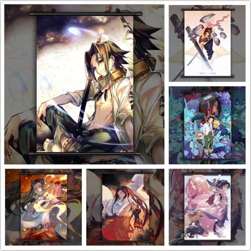 5D Full Drill Shaman King Mosaic Round Diamond Painting Anime Diamond Embroidery Cross Stitch Kit Mosaic Diamond Art Rhinestones