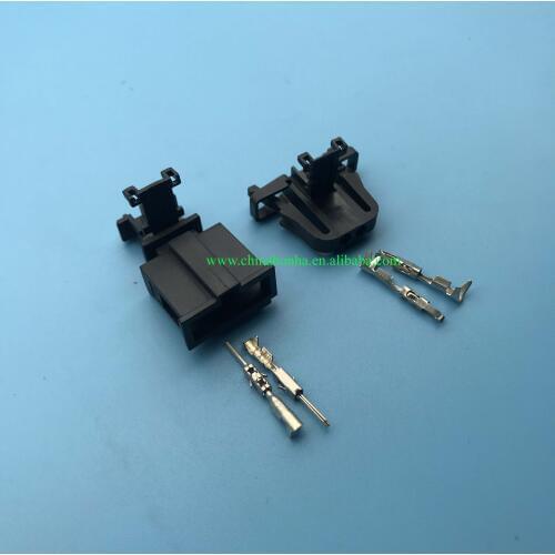 Freeshipping 2pcs 2Pin 1.5mm Car Plug for License plate lamp Car door connector 3B0 972 712 1J0 971 972