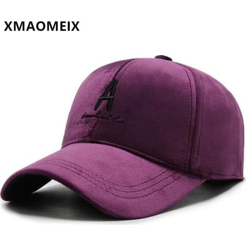 XMAOMEIX Snapback Cap Winter Warm Baseball Caps For Men Women Personality Trend Letter Cap Adjustable Size Casual Couple Hats
