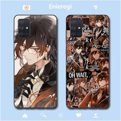 RuiCaiCa zhongli genshin impact Phone Case for Samsung A51 01 50 71 21S 70 31 40 30 10 20 S E 11 91 A7 A8 2018