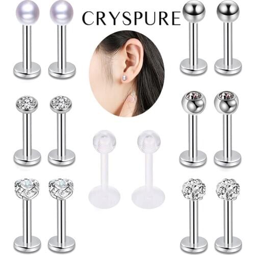 CRYSPURE Piercing Earrings