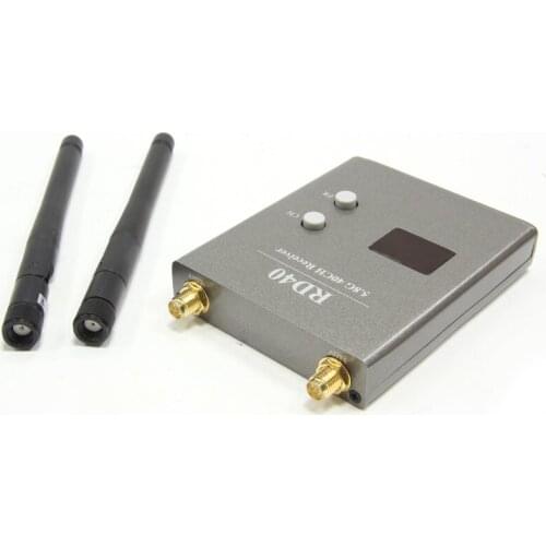 Skyzone 5.8GHZ 48Channel RD40 Raceband Dual Diversity Receiver With A/V and Power Cables For Rc racing drone Quadcopter VS RC832