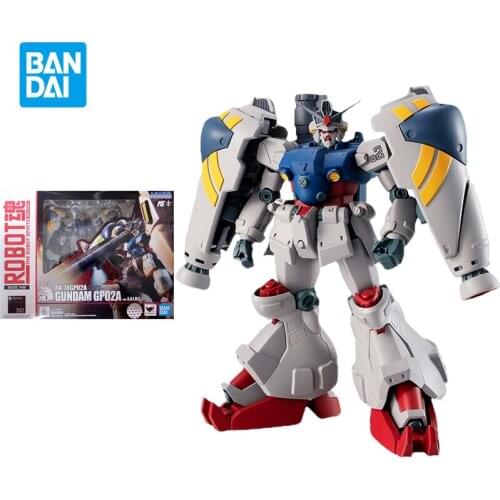 Bandai Gundam Model Figure ROBOT Soul Series RX-78 GP02A Anime Japanese Animation Action Dolls Collectible Childrens Toys