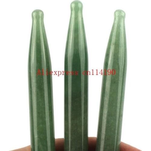 Hot sale Natural jade body massage wand foot massage wand healing item relax tool acupunture point stick