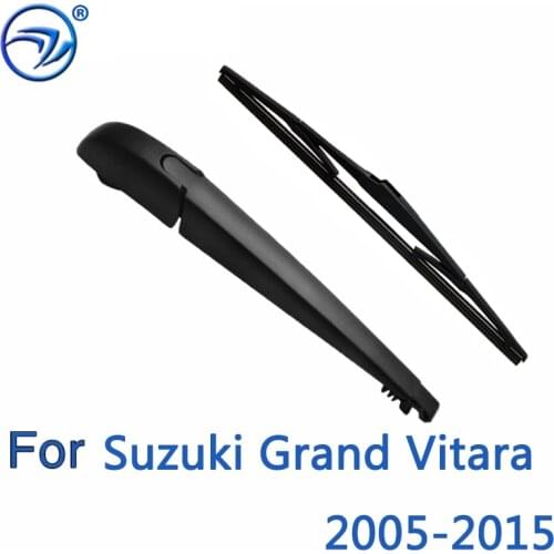 Wiper 12" Rear Wiper Blade & Arm Set Kit For Suzuki Grand Vitara 2005-2015 MK 3 2014 2013 2012 2011 2010 2009 2008 2007