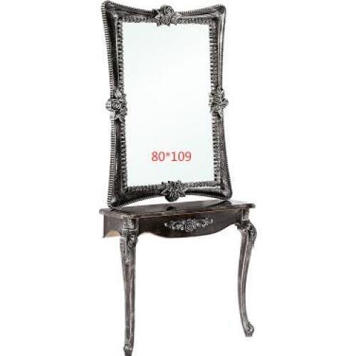 Creative beauty salon, mirror stand, single and double floor mirror, tieyi barbershop mirror
