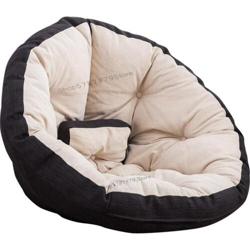 Lazy sofa bean bag single recliner balcony small apartment bedroom cute girl heart folding tatami small sofa